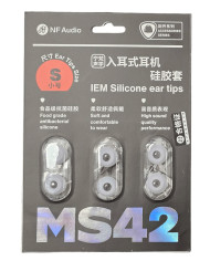 NF ACOUS MS42 Eartips S - Set Dopuri Schimb Casti In-Ear (3 seturi)