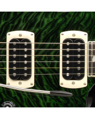 PRS SE Custom 24 Quilt Teal Black - Chitara Electrica cu Husa