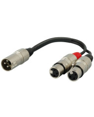 Proel BULK250MY2F 2 XLR F/1 XLR M - Cablu balansat split