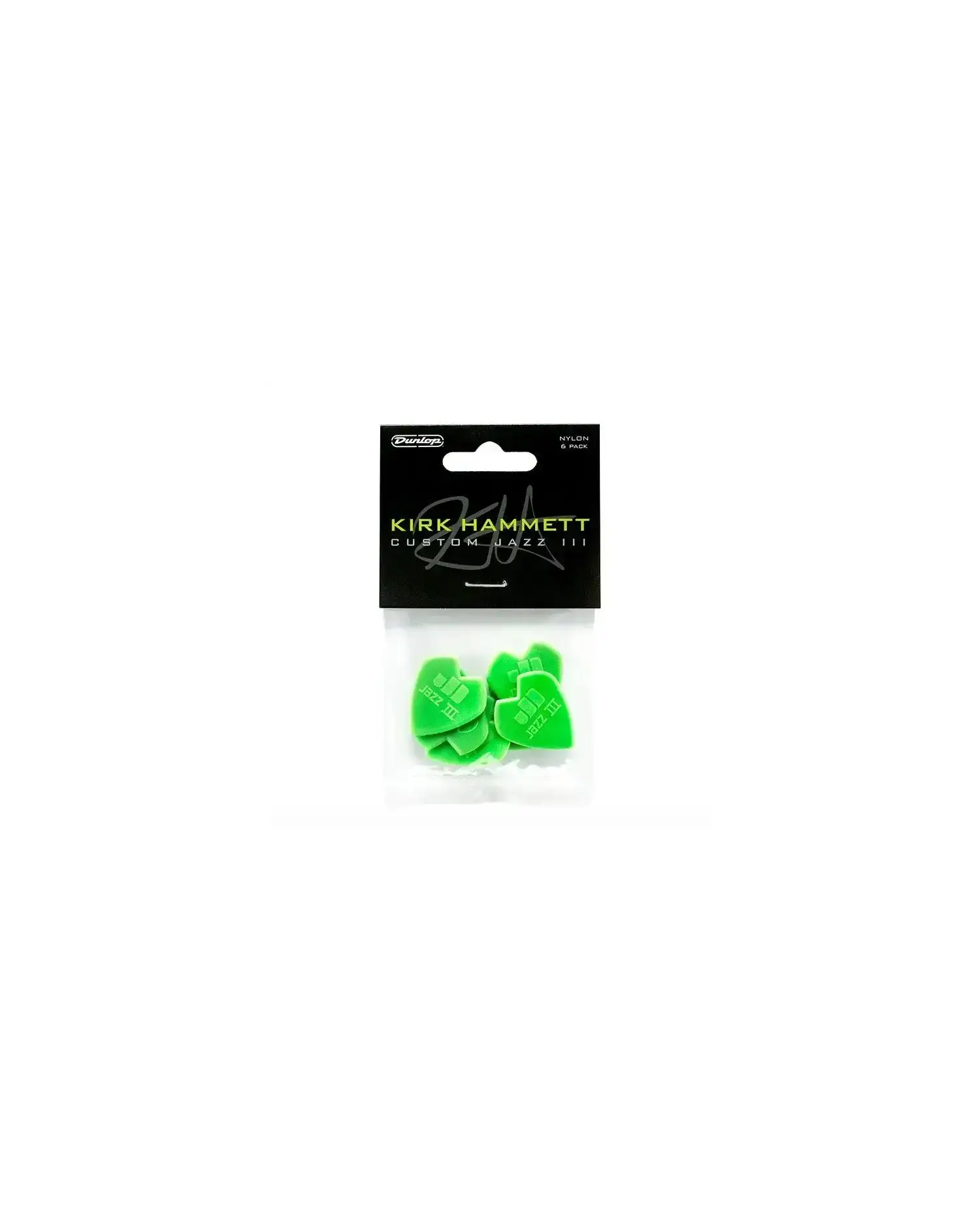 Dunlop 47PKH3N K. Hammett Jazz 6/PLYPK - Set pene chitară Dunlop - 1