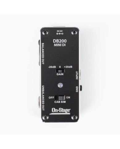 OnStage DB200 - DI Box Mono Activ
