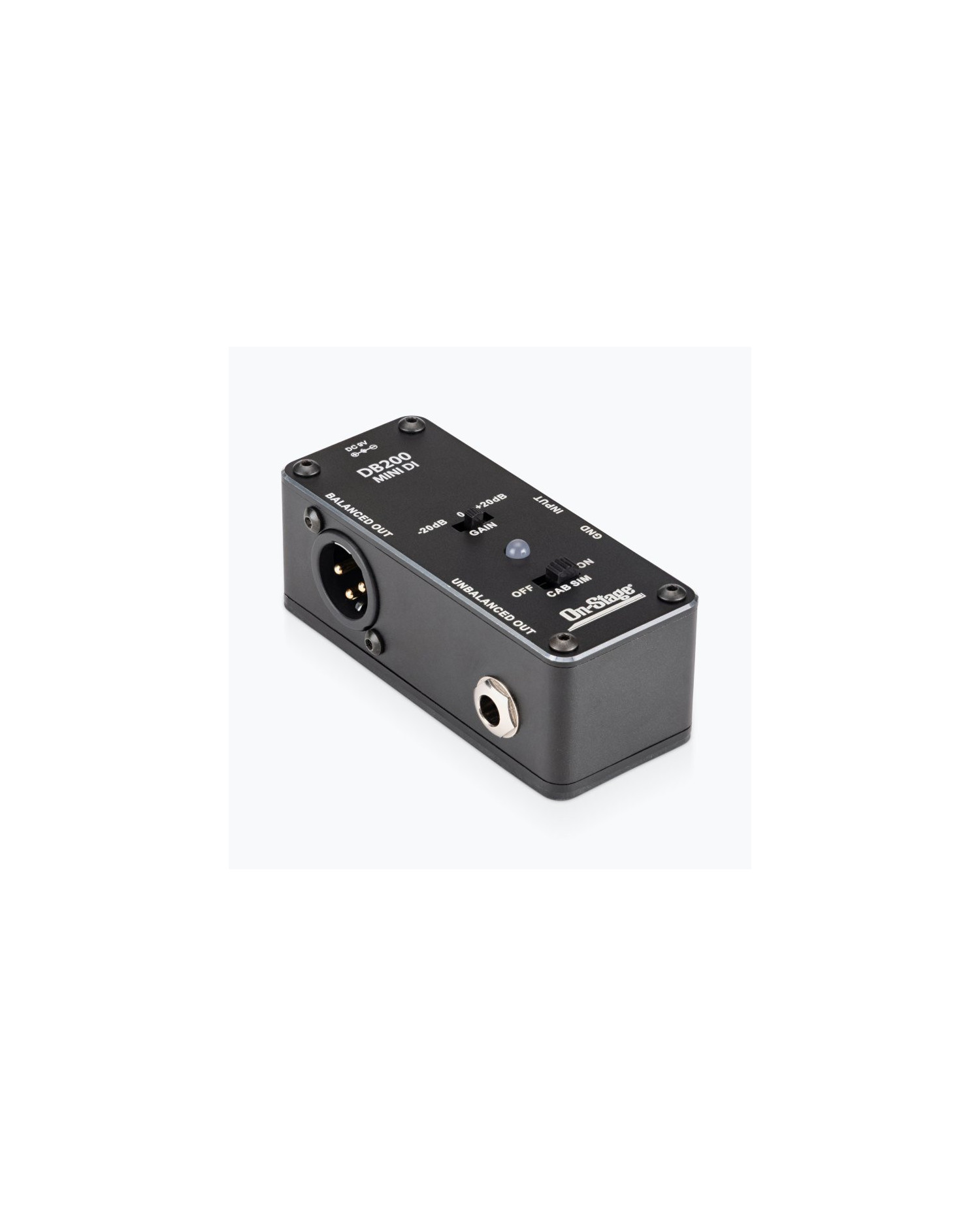 OnStage DB200 - DI Box Mono Activ