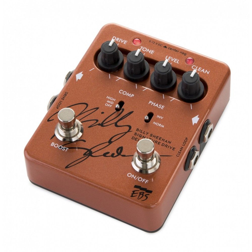 EBS Billy Sheehan Drive Deluxe - Pedala compresor/drive pentru chitara bass EBS - 1
