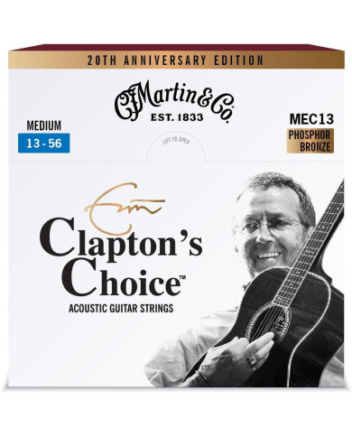 Martin Eric Clapton 20th Anniversary - Set Corzi Chitara Acustica 13-56