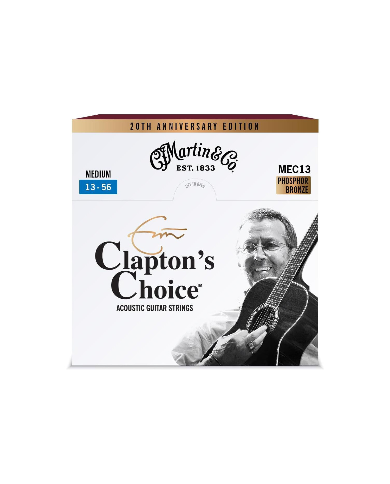 Martin Eric Clapton 20th Anniversary - Set Corzi Chitara Acustica 13-56