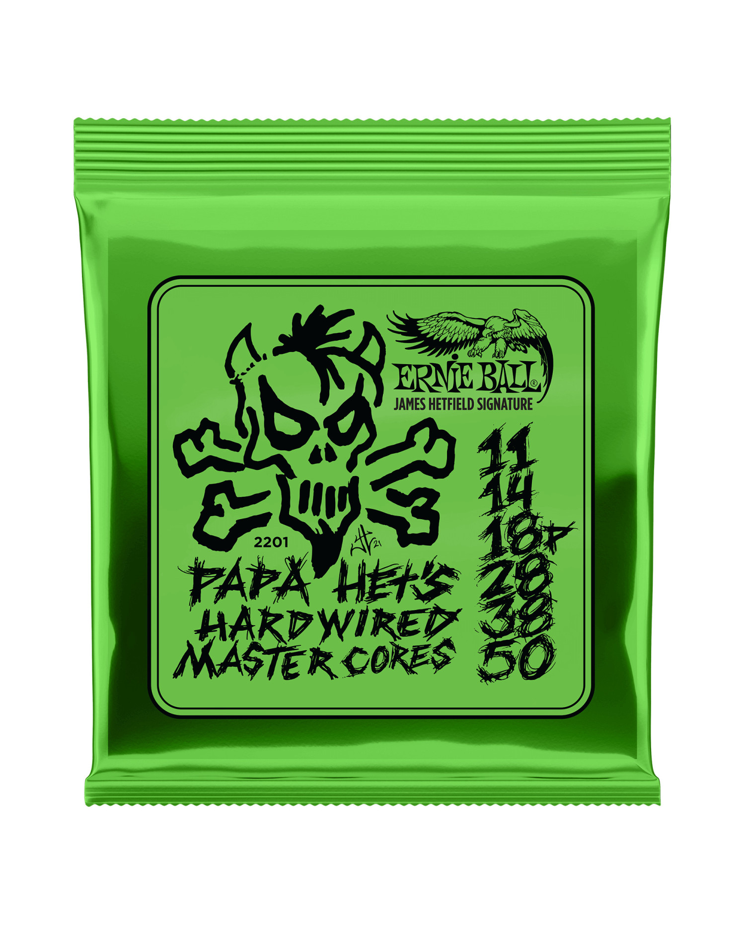 Ernie Ball James Hetfield 11-50 - Set corzi chitara electrica