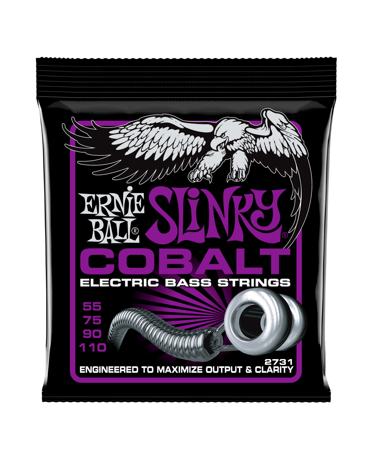 Ernie Ball Cobalt Power Slinky 55-110 - Set corzi chitara bass