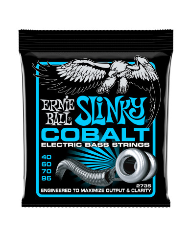 Ernie Ball Cobalt Extra Slinky 40-95 - Set corzi chitara bass
