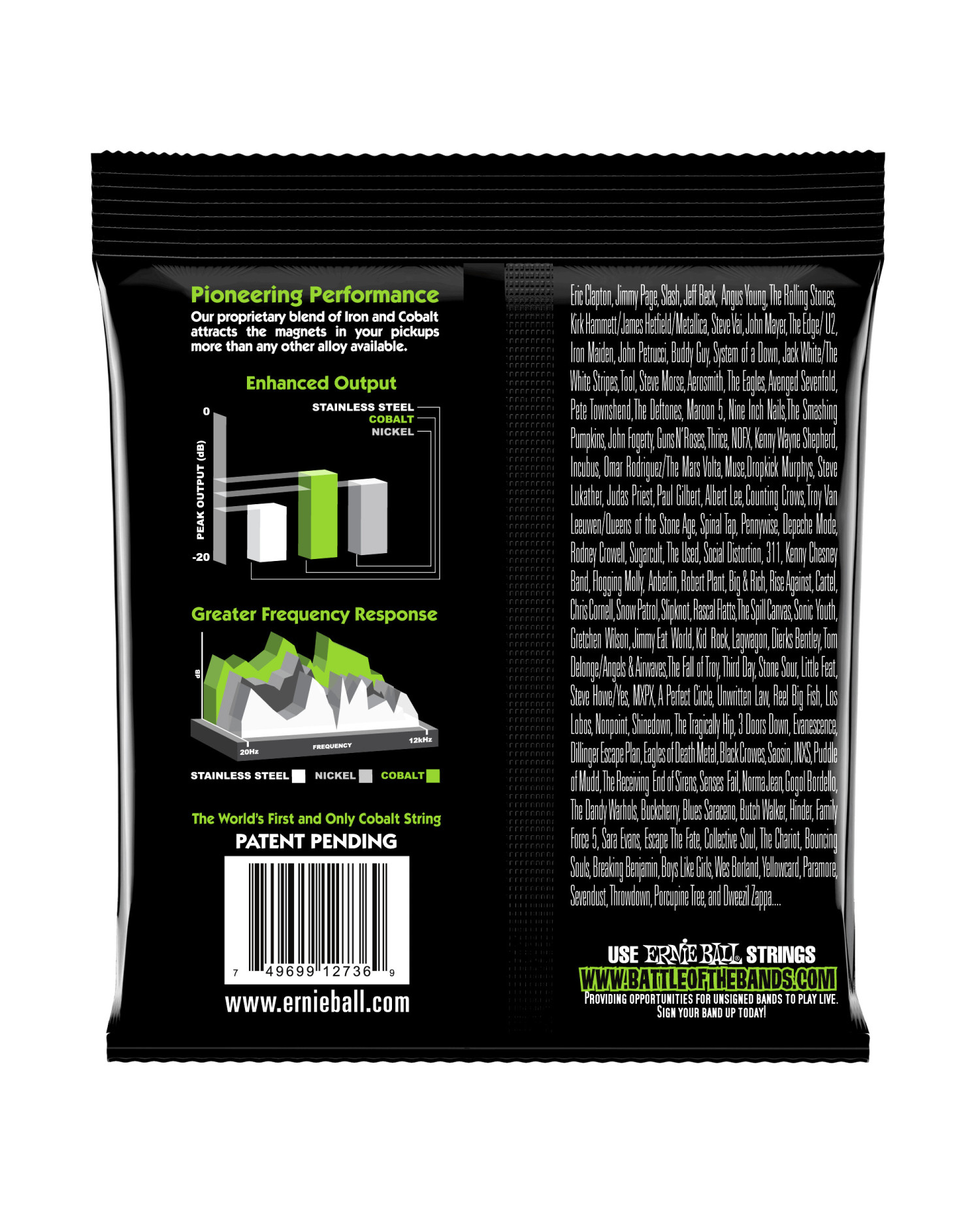 Ernie Ball Cobalt Regular Slinky 5 45-130 - Set corzi chitara bass