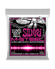 Ernie Ball M-Steel Super Slinky 9-42 - Set corzi chitara electrica
