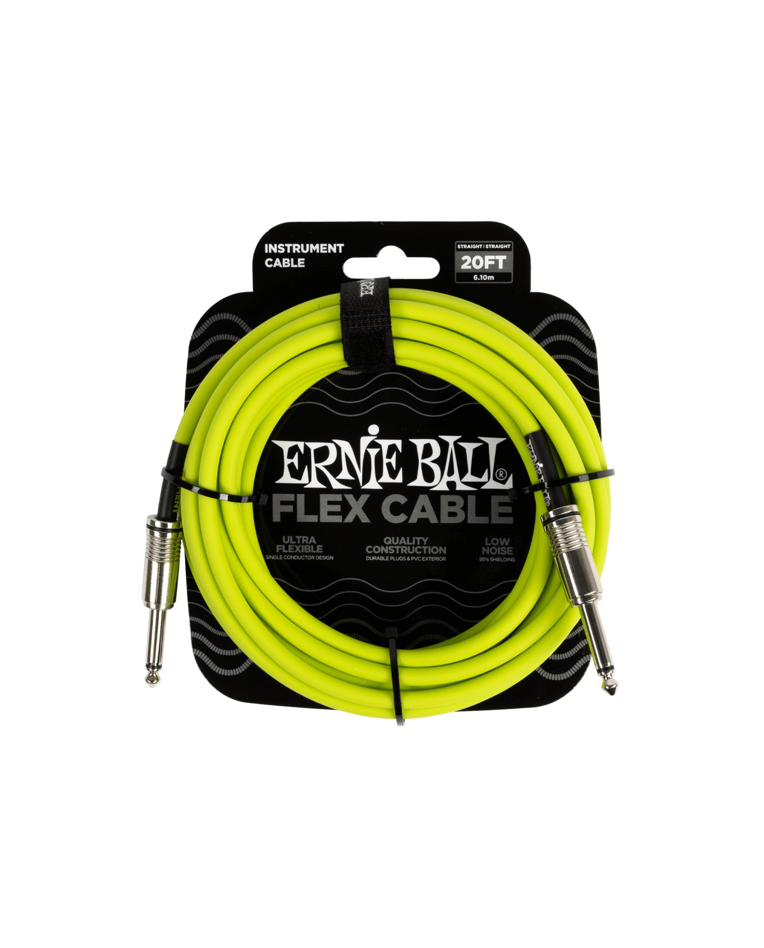 Ernie Ball Flex Green - Cablu Instrument 6m