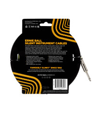 Ernie Ball Silent Black - Cablu Instrument 3m