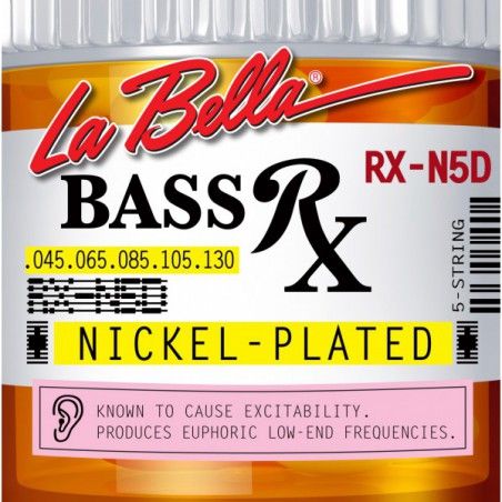 La Bella RX-N5D - Set 5 Corzi Chitara Bass 45-130 La Bella - 1