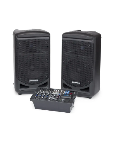 Samson XP800B - Pachet PA Portabil cu Bluetooth 2 x 200W Samson - 1