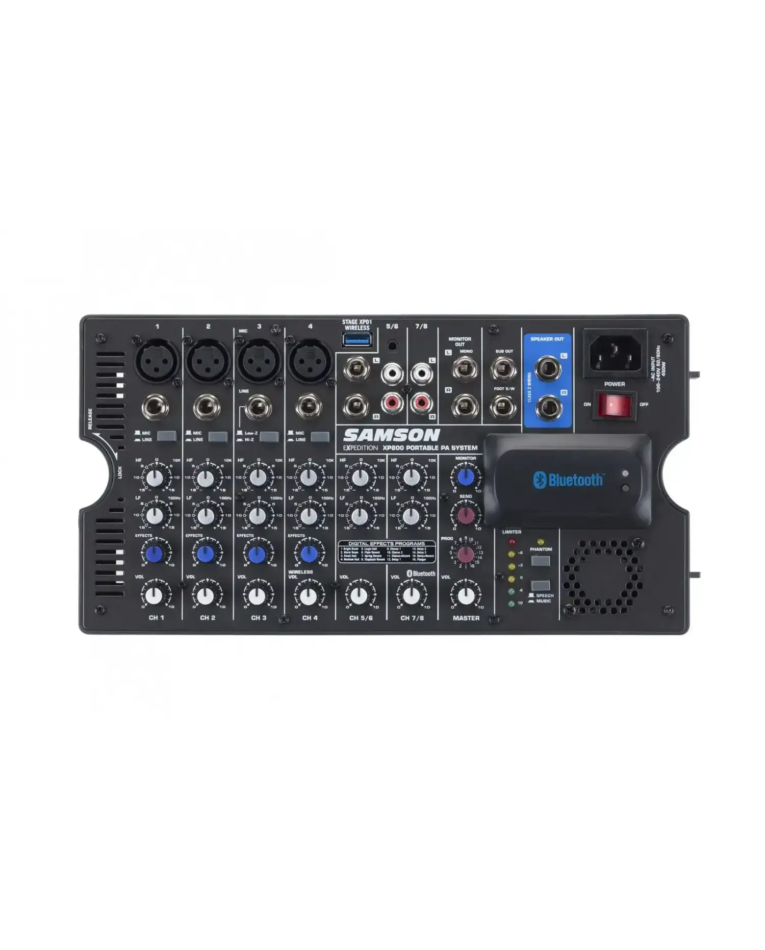 Samson XP800B - Pachet PA Portabil cu Bluetooth 2 x 200W Samson - 2