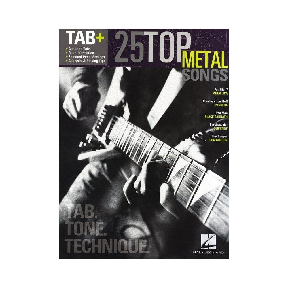 Tab+: 25 Top Metal Songs - Tab Tone Technique - Manual chitara MSG - 1