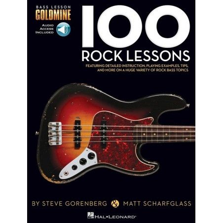 Bass Lesson Goldmine: 100 Rock Lessons - Manual bass MSG - 1