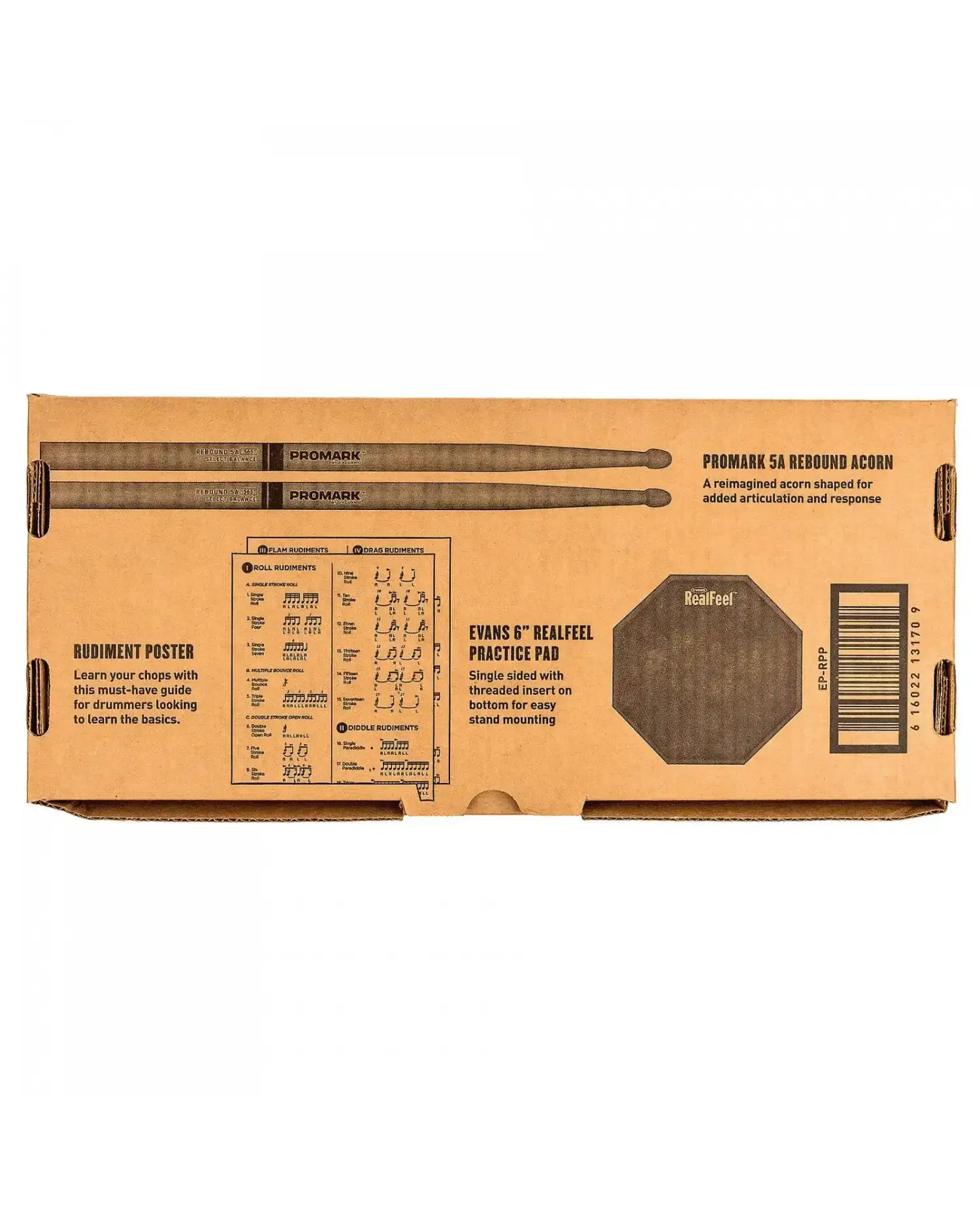 Evans Rudimental Practice Pack - Pachet exercitii toba Evans - 3
