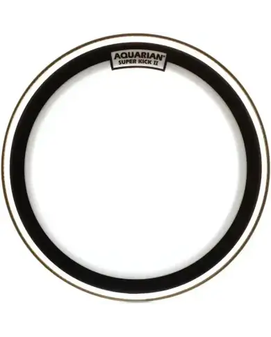 Aquarian 22" Clear Super Kick II- Fata Toba Aquarian - 1