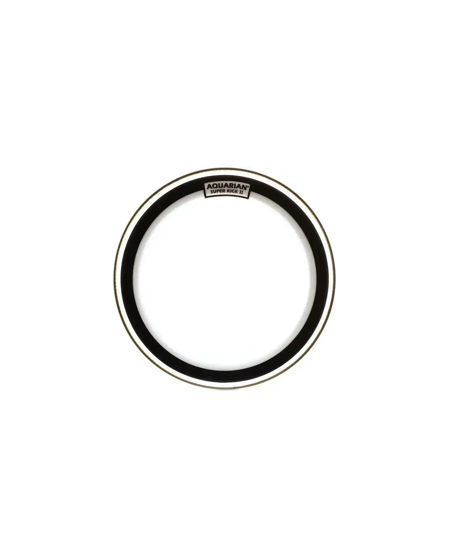 Aquarian 22" Clear Super Kick II- Fata Toba Aquarian - 1