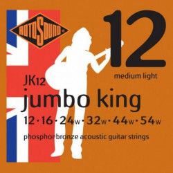 Rotosound Jumbo King - Set Corzi Chitara Acustica 12-54 Rotosound - 1