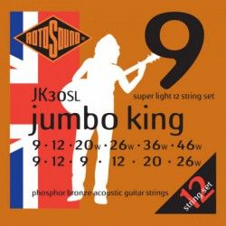 Rotosound Jumbo King JK30SL - Set 12 Corzi Chitara Acustica 09-46 Rotosound - 1