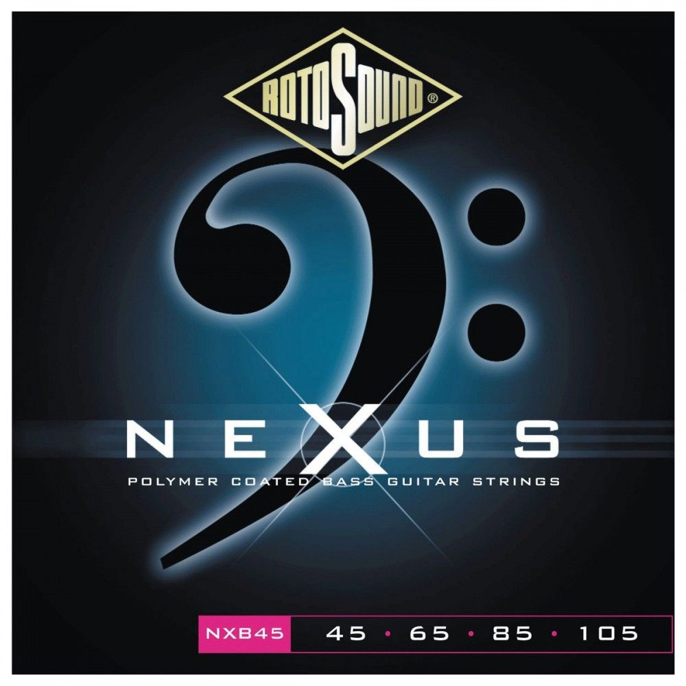 Rotosound NXB45 Nexus Coated - Set Corzi Chitara Bass 45-105 Rotosound - 1