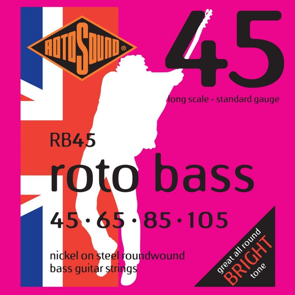 Rotosound Rotobass Regular RB45 - Set Corzi Chitara Bass 45-105 Rotosound - 1