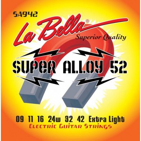 La Bella SA942 - Set Corzi Chitara Electrica 09-42 La Bella - 1