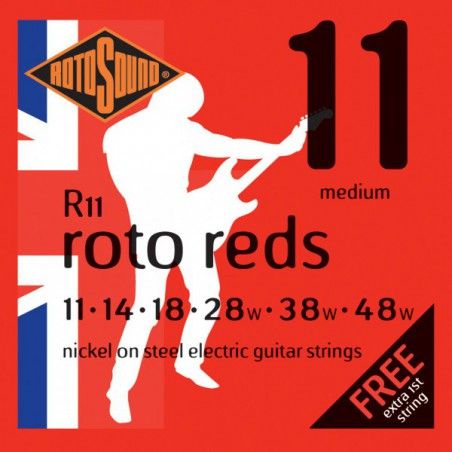 Rotosound Roto Reds R11 - Set Corzi Chitara Electrica 11-48 Rotosound - 1