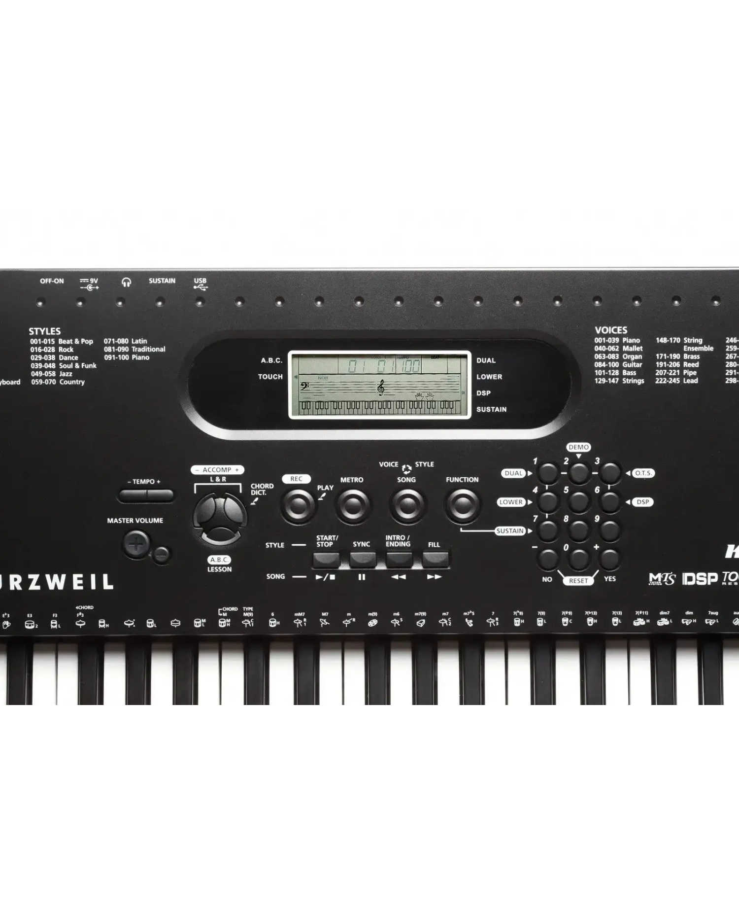 Kurzweil KP70 - Orga cu Acompaniament Kurzweil - 6