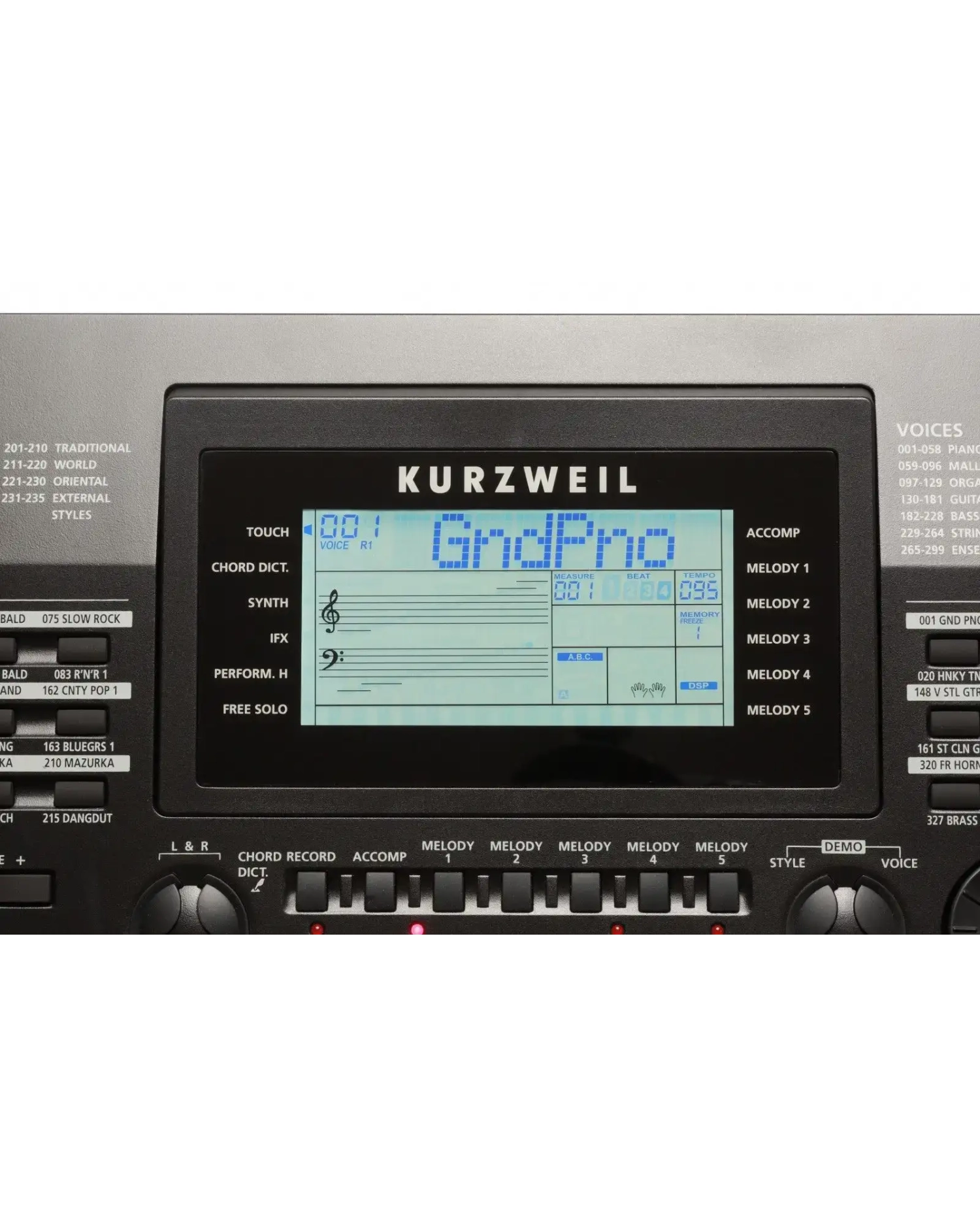 Kurzweil KP200 - Orga cu Acompaniament Kurzweil - 6