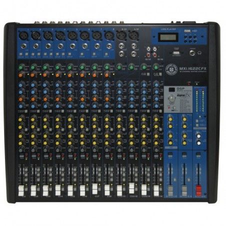 Topp Pro MXI1622CFX - Mixer Neamplificat cu Efecte Topp Pro - 1