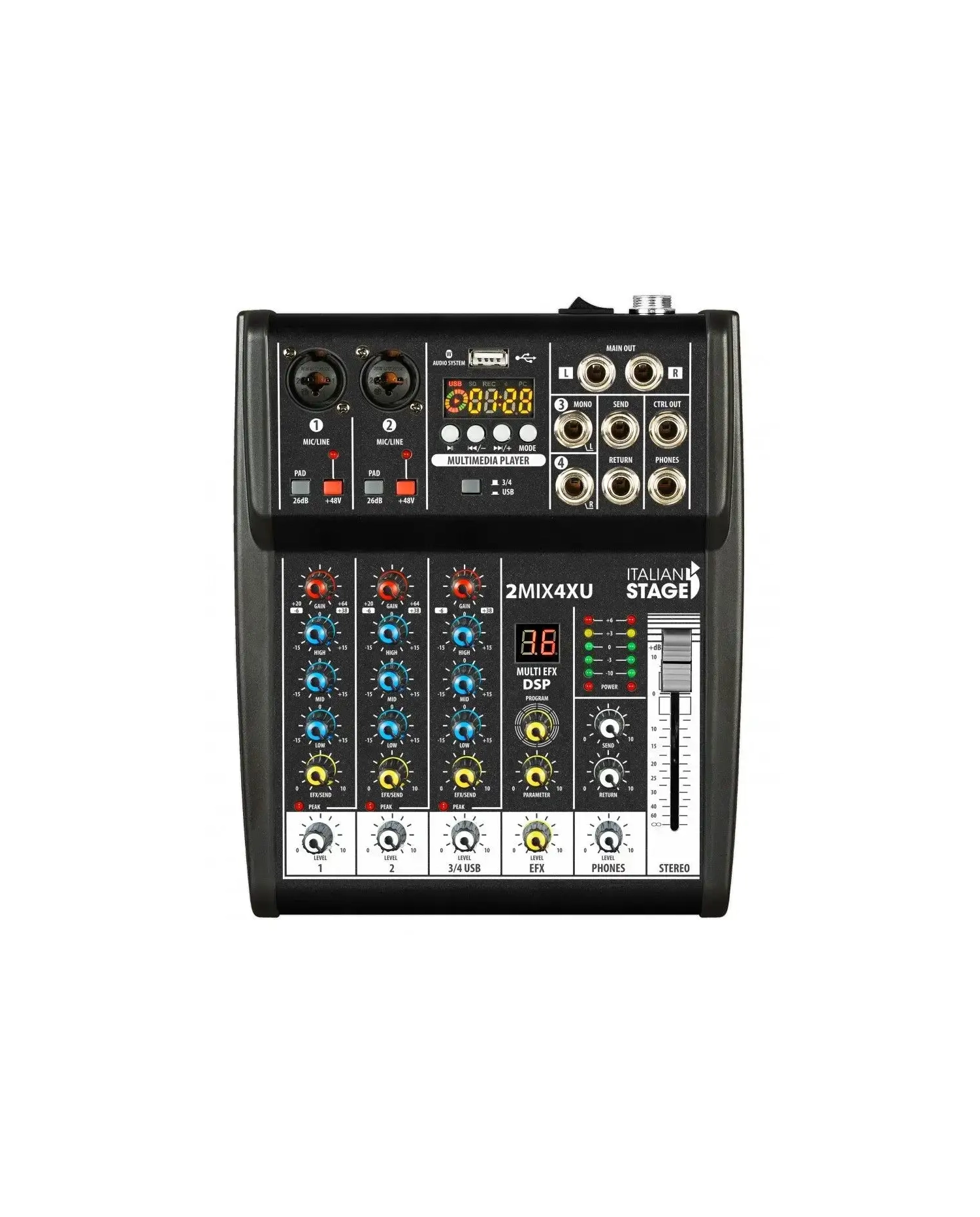 Italian Stage 2MIX4XU - Mixer Neamplificat Italian Stage - 1