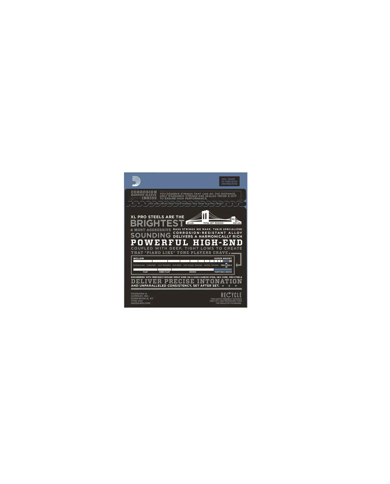 D'Addario EPS160SL ProSteels D'Addario - 2