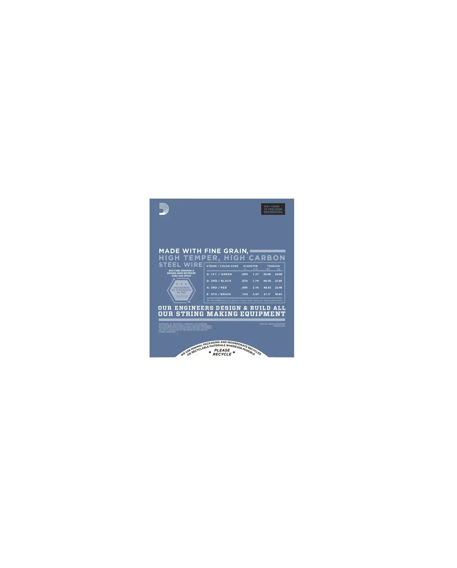 D'Addario EPS160SL ProSteels D'Addario - 3