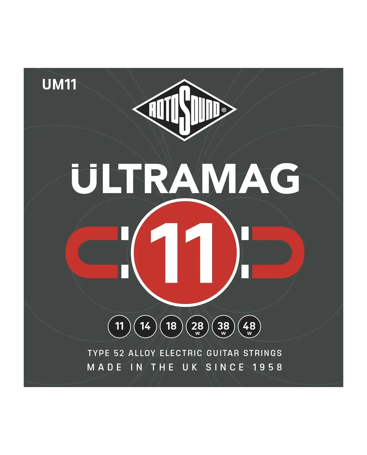 Rotosound Ultramag 11 - Set Corzi Chitara Electrica 11-48 Rotosound - 1