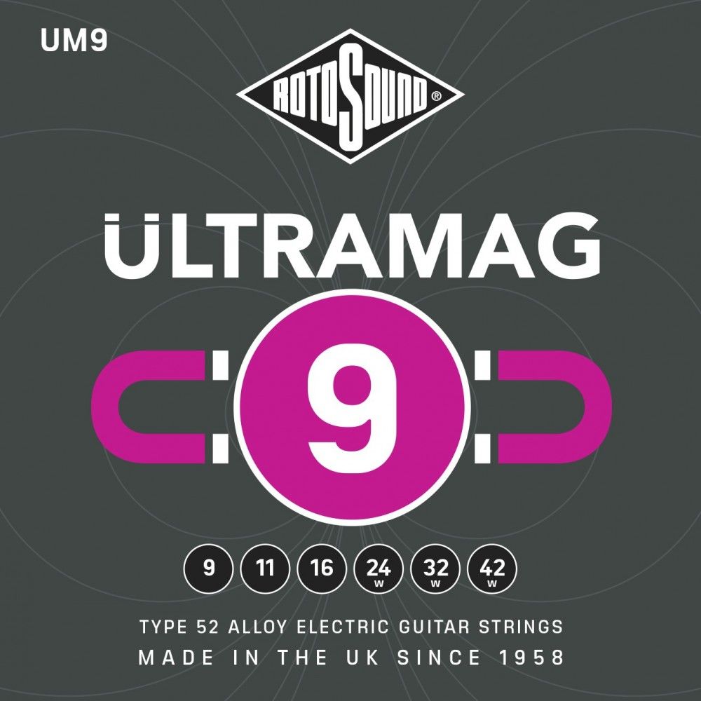 Rotosound Ultramag 9 - Set Corzi Chitara Electrica 09-42 Rotosound - 1