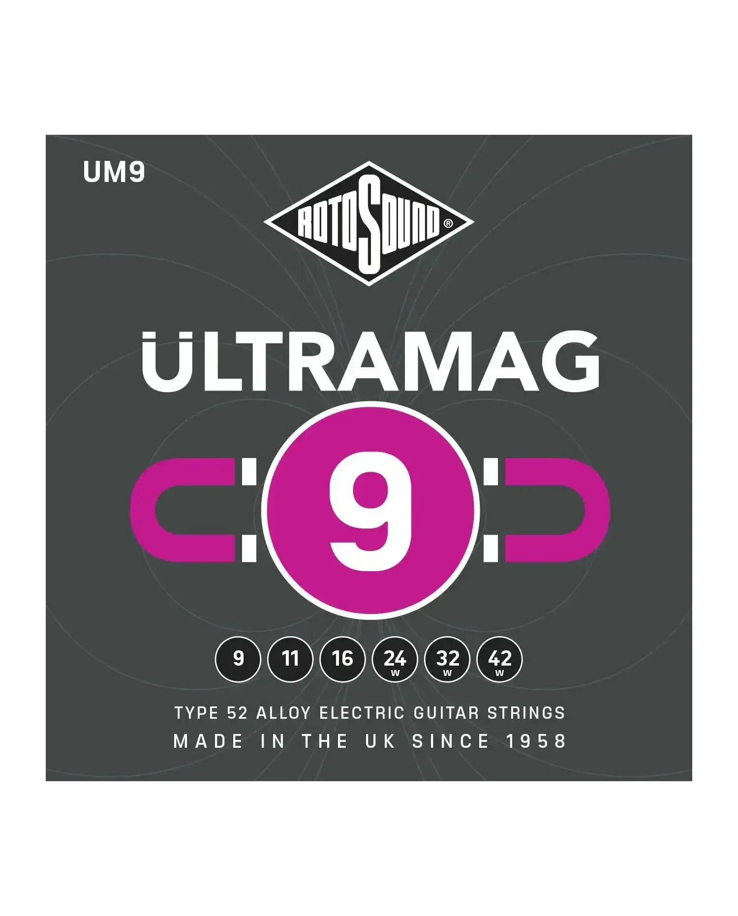 Rotosound Ultramag 9 - Set Corzi Chitara Electrica 09-42 Rotosound - 1