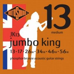 Rotosound Jumbo King - Set corzi Chitara Acustica 13-56 Rotosound - 1