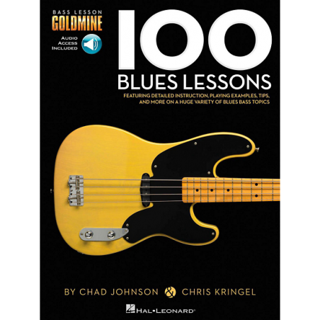 MSG Bass Lesson Goldmine 100 Blues Lessons - Manual chitara bass MSG - 1
