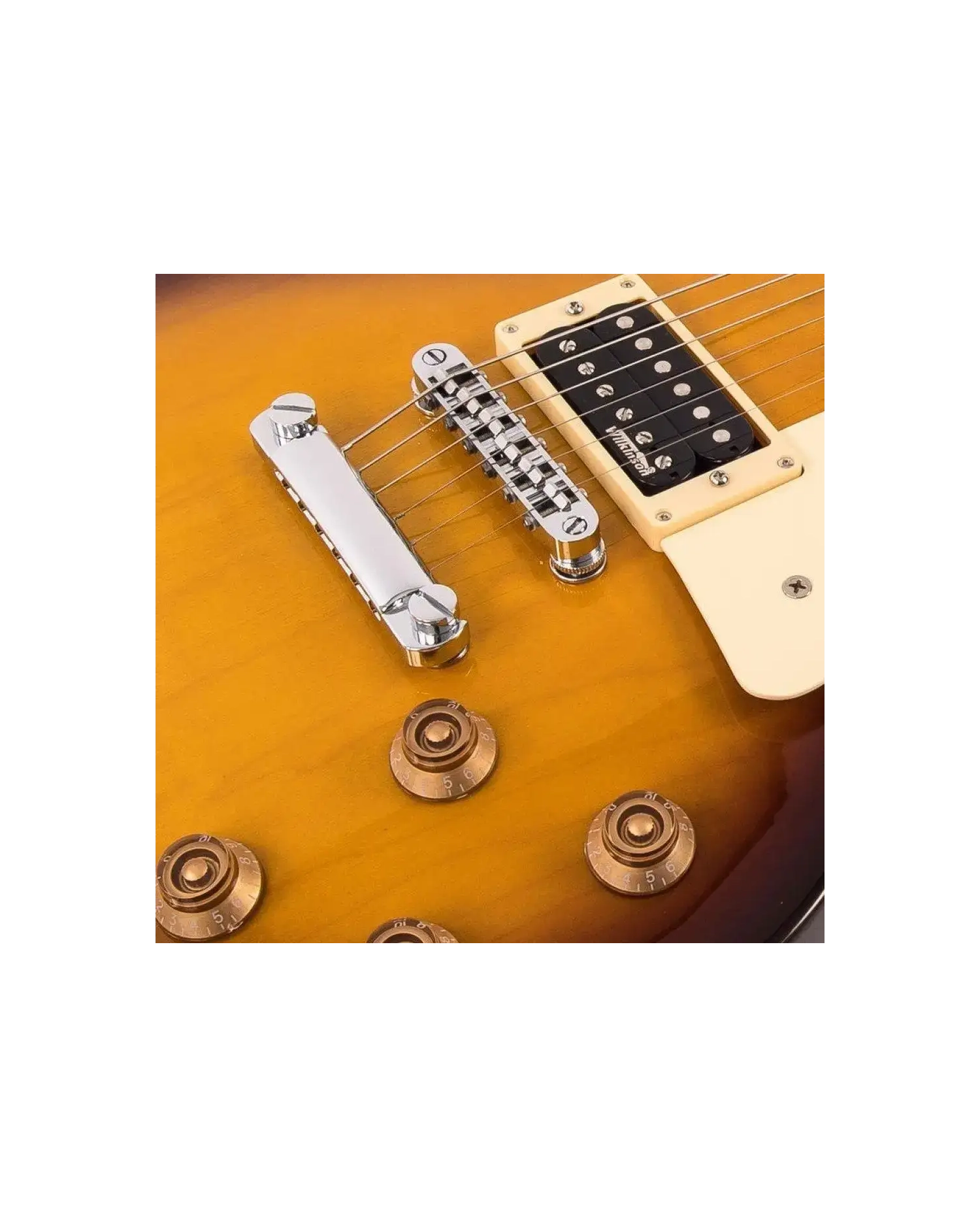 Vintage V100 Unbound Tobacco Sunburst - Chitara Electrica Vintage - 2