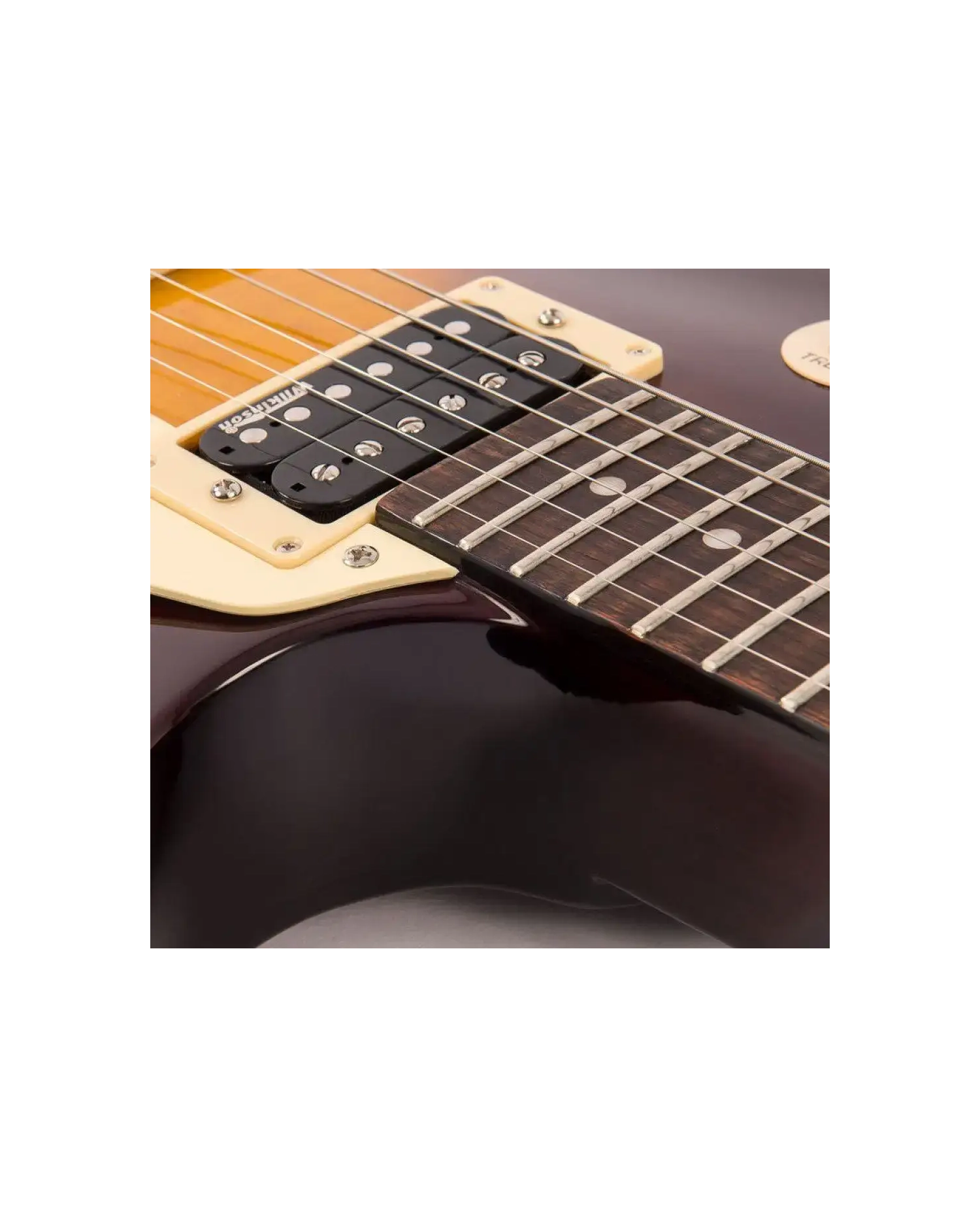 Vintage V100 Unbound Tobacco Sunburst - Chitara Electrica Vintage - 4