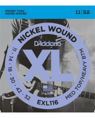 D'Addario EXL116 - Set Corzi Chitara Electrica 11-52 D'Addario - 1