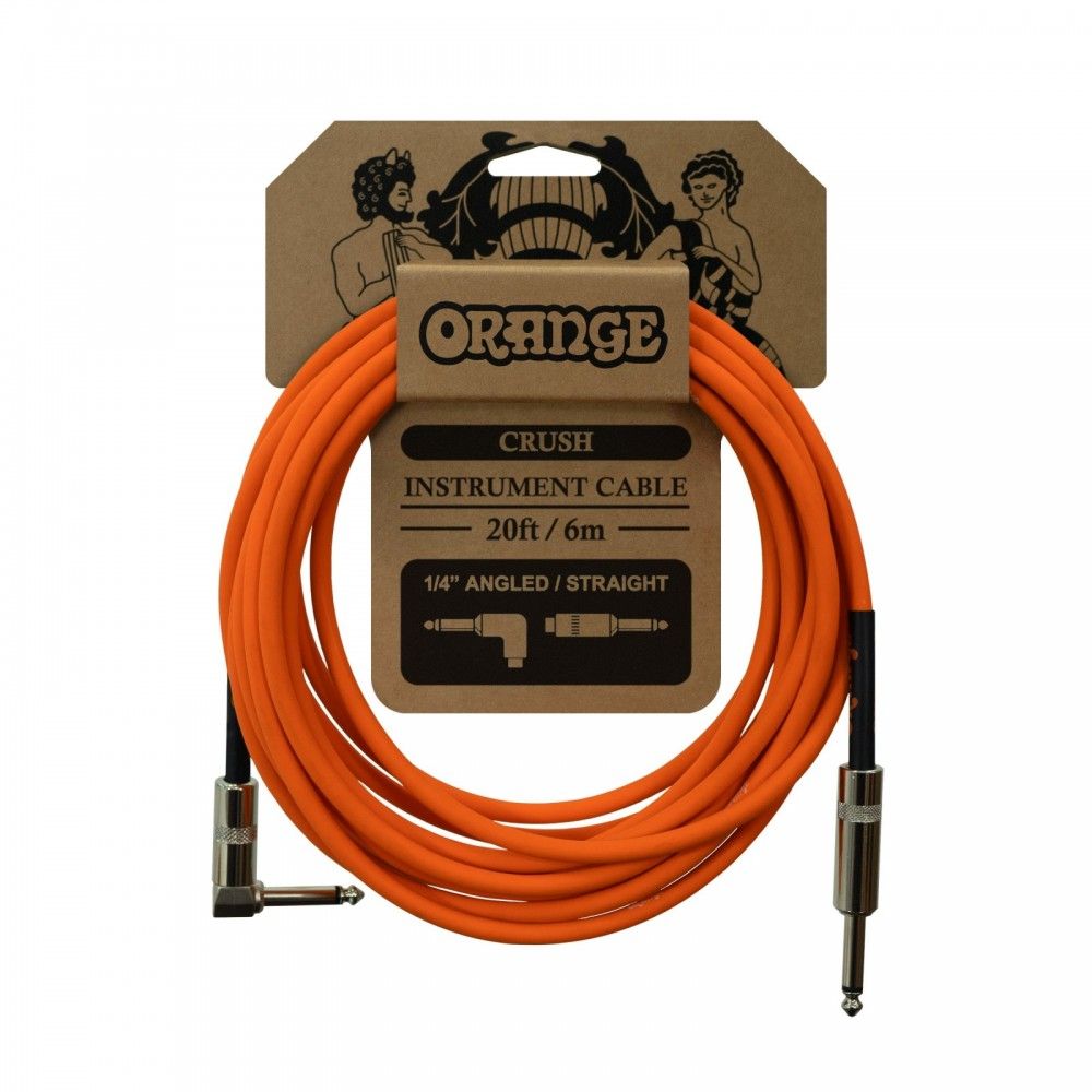 Orange Crush CA037 - Cablu Chitara 6m Mufa L Orange - 1