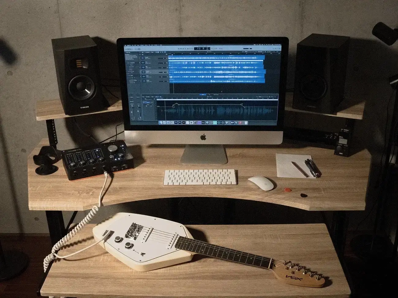 In studio